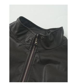 Short Leather Jacket