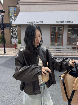 Short Leather Jacket