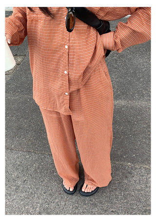 Plaid Suit Set