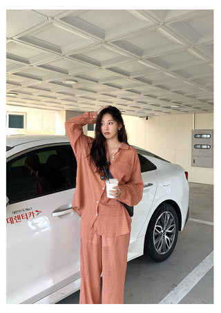 Plaid Suit Set