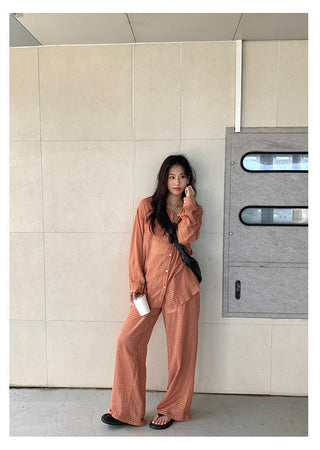 Plaid Suit Set