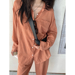 Plaid Suit Set