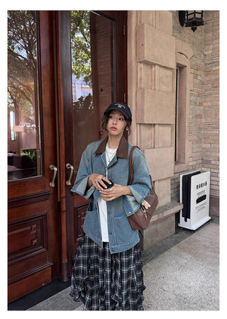 Patchwork Denim Jacket