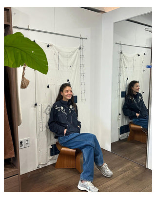 Lapel Embroidery Jacket