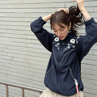 Lapel Embroidery Jacket