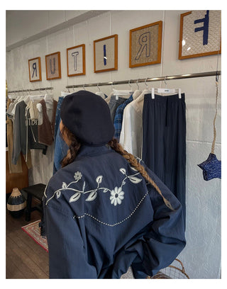 Lapel Embroidery Jacket