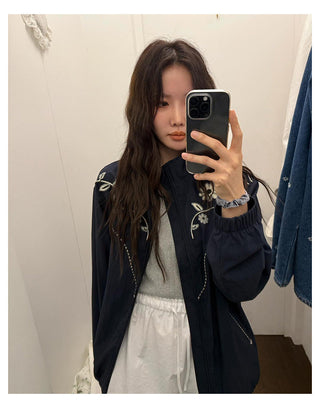 Lapel Embroidery Jacket