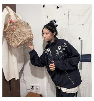 Lapel Embroidery Jacket