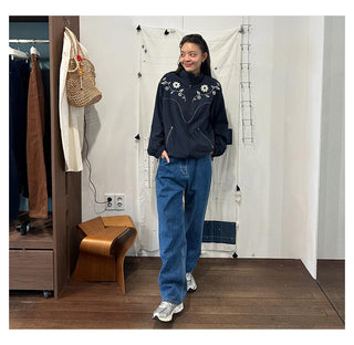 Lapel Embroidery Jacket