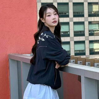 Lapel Embroidery Jacket