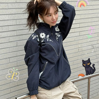 Lapel Embroidery Jacket