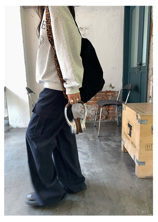 Straight Wide Pants