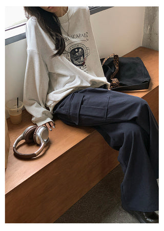 Straight Wide Pants