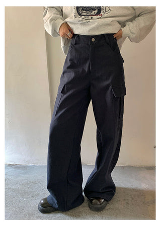 Straight Wide Pants