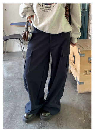 Straight Wide Pants