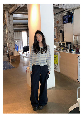 Straight Wide Pants