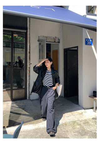 Straight Wide Pants