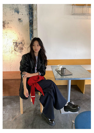 Straight Wide Pants