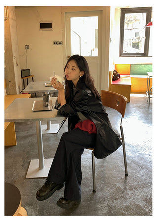 Straight Wide Pants
