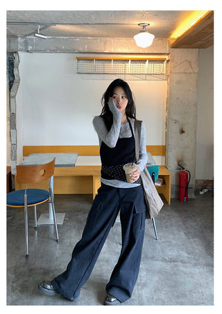 Straight Wide Pants