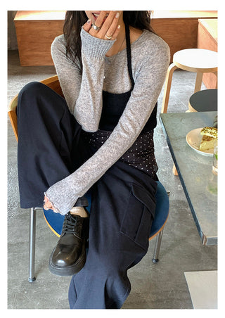 Straight Wide Pants