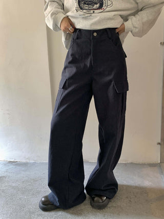 Straight Wide Pants