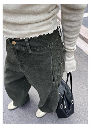Distressed Casual Pants