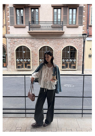 Distressed Casual Pants