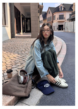 Distressed Casual Pants