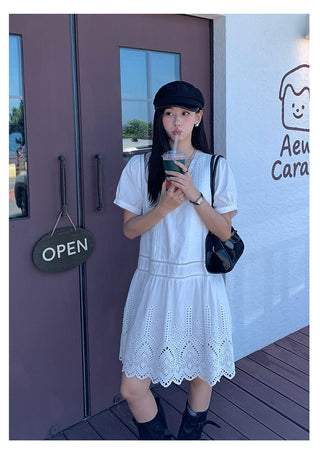 Lace Embroidery Dress