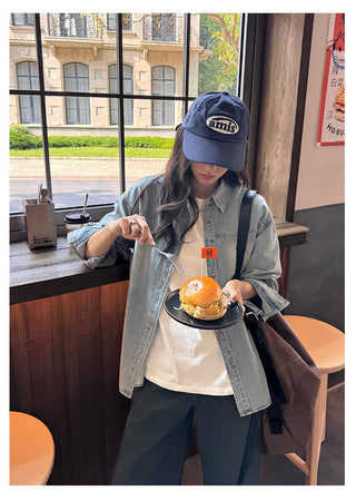 Denim Long Shirt