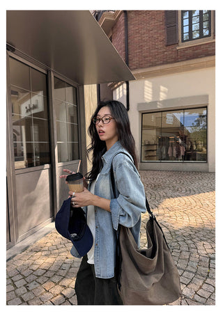 Denim Long Shirt