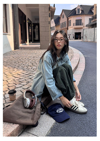Denim Long Shirt