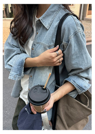 Denim Long Shirt