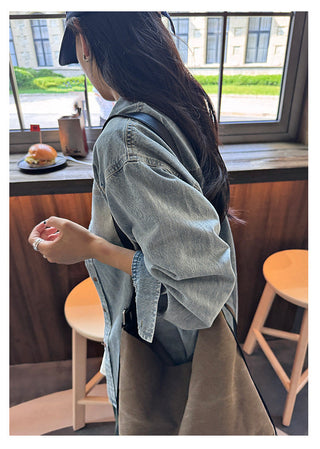 Denim Long Shirt