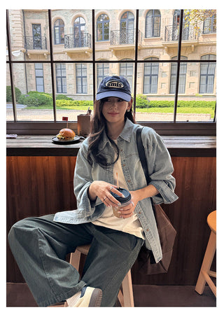 Denim Long Shirt