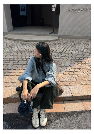 Denim Long Shirt