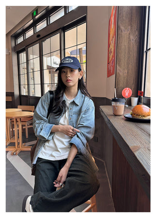 Denim Long Shirt