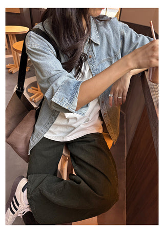 Denim Long Shirt