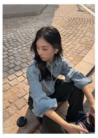 Denim Long Shirt