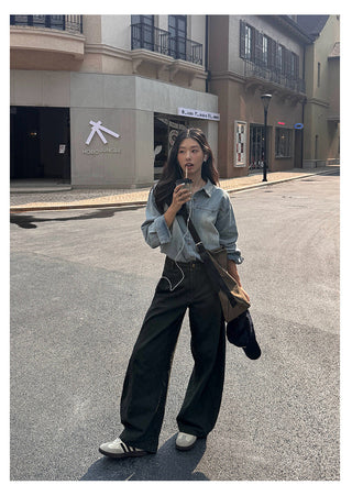 Denim Long Shirt