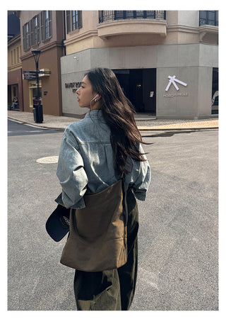 Denim Long Shirt