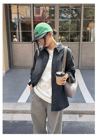 Denim Long Shirt