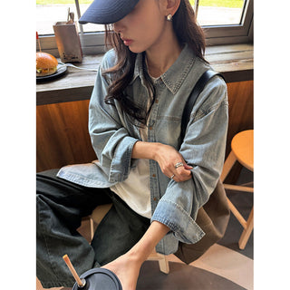 Denim Long Shirt