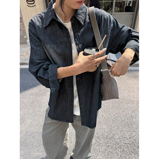 Denim Long Shirt