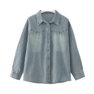 Denim Long Shirt