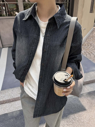 Denim Long Shirt