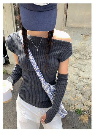 Cold Shoulder Sweater