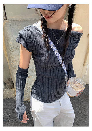 Cold Shoulder Sweater