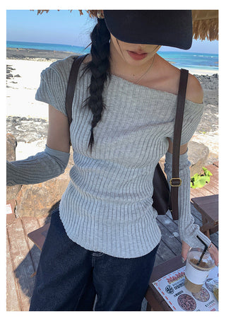 Cold Shoulder Sweater